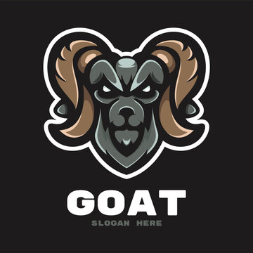 Goat mascot vector