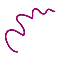 Red Pink Orange Squiggles Lines Vectors 