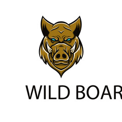 Wild Boar Mascot Logo