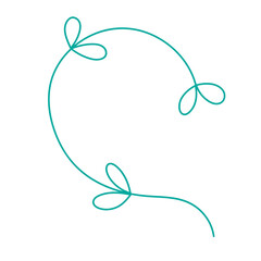 tiny plant hand drawing doodle line