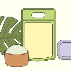 Bath salt compostition, Sea bath salt, bath salt and soap for pure hydration