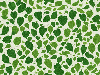 seamless pattern with leaves