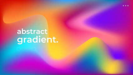 Gradient colorful abstract background vector