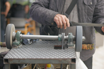Electric knife sharpening machine in istanbul .