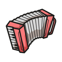 Accordion Xylophone Music Instrument Clipart