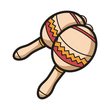 Maracas Music Instrument Clipart