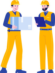 Labor Day character illustration