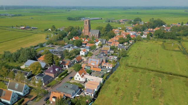 Establishing of traditional Dutch village in North Holland Ransdorp