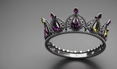 Fototapeta premium crown with diamonds