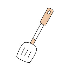 simple spatula tool Illustration.