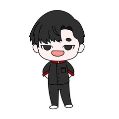 boy kid chef Illustration.