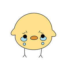 Obraz premium Hatching chick illustration