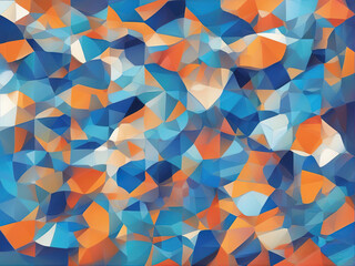 Abstract geometric texture background Mosaic with Generative AI.