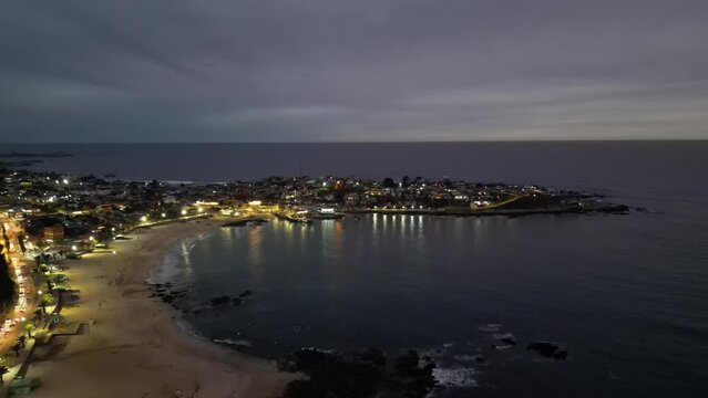 El Quisco beach cove, Valparaiso region, Chile