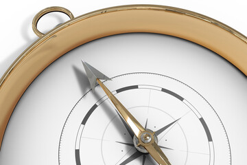 Digital png illustration of compass in gold frame on transparent background © vectorfusionart