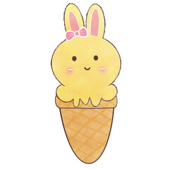 Rabbit ice cream 