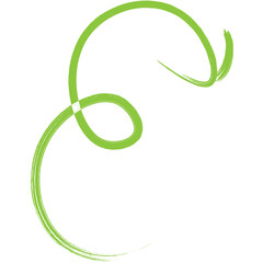 Digital png illustration of green arrow on transparent background