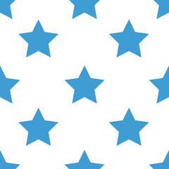 Digital png illustration of rows of blue stars on transparent background