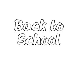 Digital png illustration of back to school text on transparent background