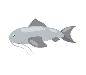catfish sea life icon