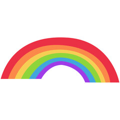 Rainbow flat illustration