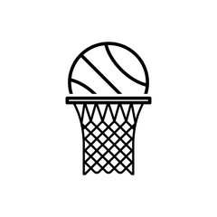Fototapeta na wymiar basketball net icon vector design templates