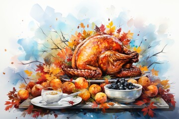 roasted country on a plate