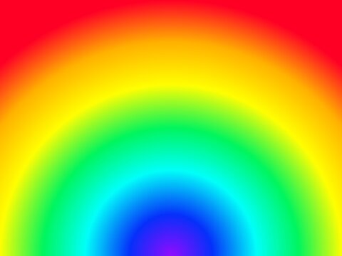Rainbow colors: red, orange, yellow, green, blue, indigo, and violet. Abstract gradient background of rainbow colors. Suitable for many uses such as banner, card, poster, wallpaper or mobile template.