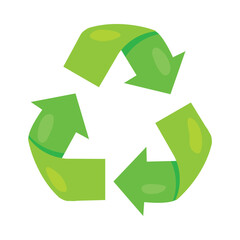 Obraz premium recycle eco sign icon