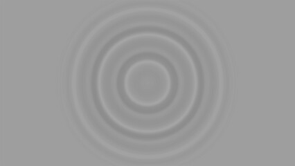water drop wave formation animation. Top view of water dropping with circle waves. Splash of concentric circles from water droplet.