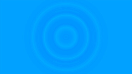 water drop wave formation animation. Top view of water dropping with circle waves. Splash of concentric circles from water droplet.