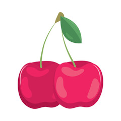 cherry fruit icon