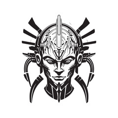 ultramonk, vintage hand drawn illustration