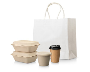 食事のデリバリー、持ち帰り、ランチタイムなどのイメージ