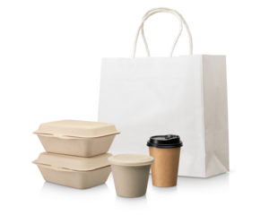 食事のデリバリー、持ち帰り、ランチタイムなどのイメージ