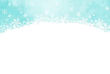 冬の背景イラスト