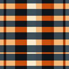 plaid checked pattern seamless fabric textured background modern design vector illustration
