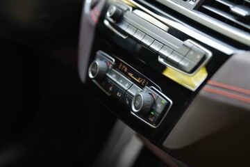 close up of a  radio car