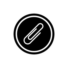 Paperclip Icon Vector Symbol Design Illustration EPS 10