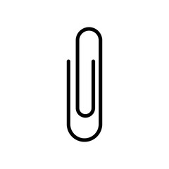 Paperclip Icon Vector Symbol Design Illustration EPS 10