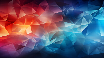 Colorful polygon background