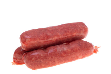 grilled sausages isolated