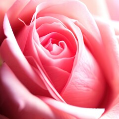 Pink rose extreme close up