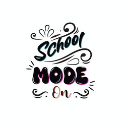 Back to school typography t shirt design vector Print Template. Welcome Back to School T-shirt Design My First Day of School Shirt Design Back To School. Ready for print poster card vintage vector pad