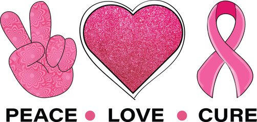 Breast Cancer Awareness T-Shirt Design, Breast Cancer T shirt Design, T shirt Designs,