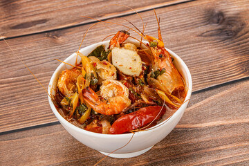 Thai traditional Tom Yum soup