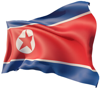 flag of  north korea