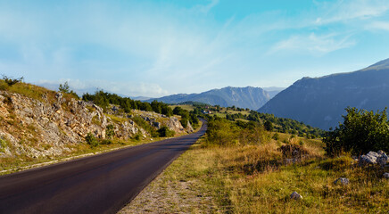 Summer mountain Durmitor National Park, Montenegro