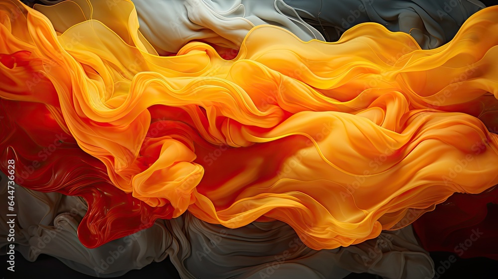 Aufkleber resonating rhythms: liquid abstraction unleashed. generated by ai.