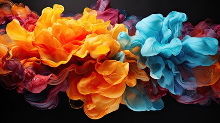 Fototapeta premium Transcendent Tides: Liquify Abstract Wonders. Generated by AI.